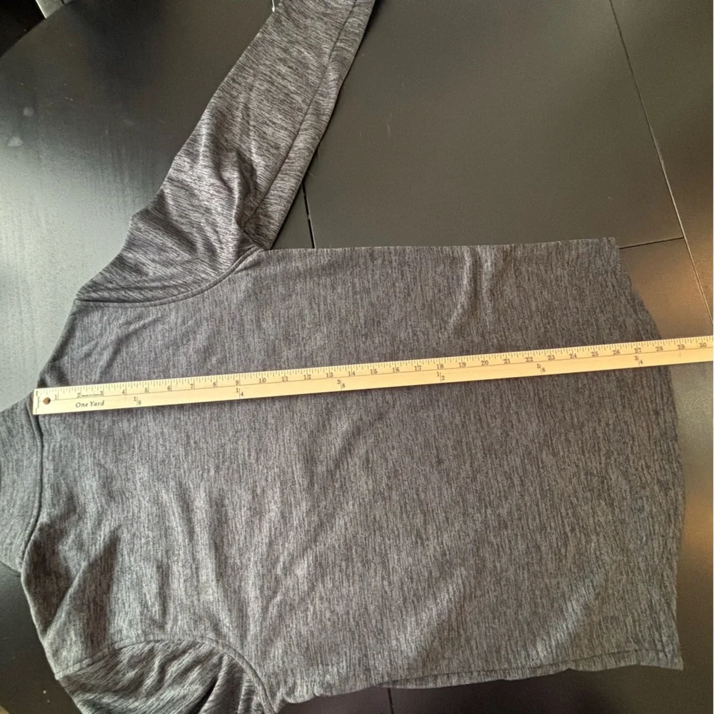 😍2/$20 Under Armour Sz S Grey & Orange Half Zip Coldgear Pullover - Picture 10 of 12